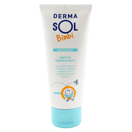 dermasol bimbi doposole lenitivo rinfrescante con estratti vegetali di geranio, verbena, ledum palustre sgraditi a insetti e zanzare 100ml