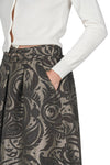 LA FEMME BLANCHE La Femme Blanche - Gonna - 461378 - Beige/Nero da donna