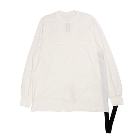 RICK OWENS DRKSHDW Jumbo Ls T in Milk da uomo