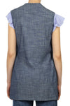 ALESSIA SANTI Alessia Santi - Gilet - 450154 - Denim da donna