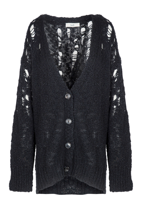 SUOLI Suoli - Cardigan - 442009 - Nero da donna