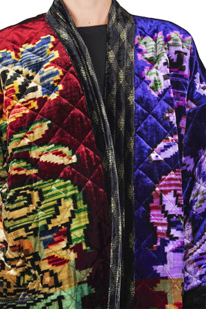 PIERRE-LOUIS MASCIA Pierre-Louis Mascia - Kimono - 460159 - Viola/Bordeaux da donna