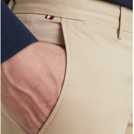 Tommy Hilfiger pantaloni chino Bleecker beige MW0MW26619 Pantaloni Tommy Hilfiger