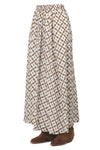 NIU - Gonna - 450206 - Bianco/Tabacco da donna
