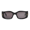 CUTLER AND GROSS The Great Frog Diablo Limited Edition Rectangle Sunglasses in Black/Gold da uomo