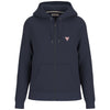Guess felpa blu zip cappuccio mini logo W4YQ03KC811A71W