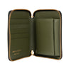COMME DES GARCONS WALLET Brick Full Zip Around Wallet in Khaki da donna
