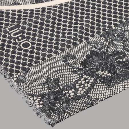 Liu Jo stola beige con pizzo 70X180 2F5068T0300