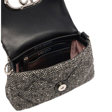 Liu Jo borsa piccola LaPuffy nera con paillettes AF5269T9112-22222