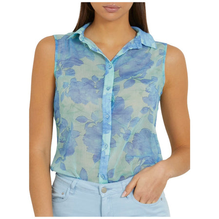Guess camicia smanicata Clouis W3GH61 WDW82