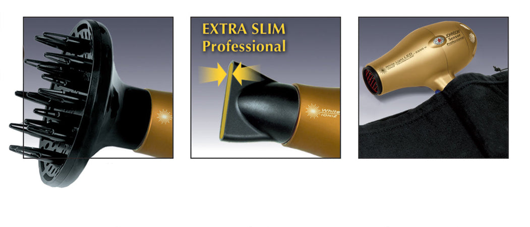 Asciugacapelli 2200W Funzione Phon Ionico Potente Professionale Asciugatore