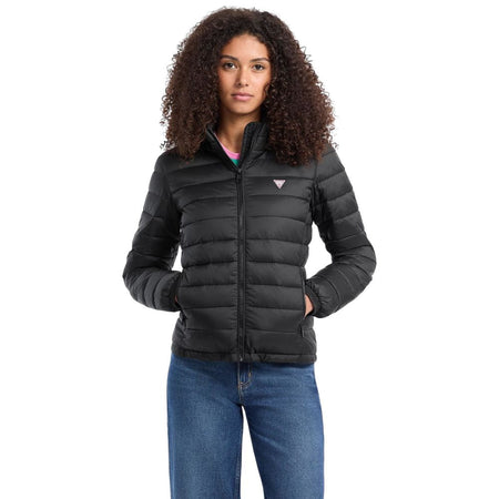 Guess piumino nero con cappuccio GJ W5RL99 WHAB2 JBLK