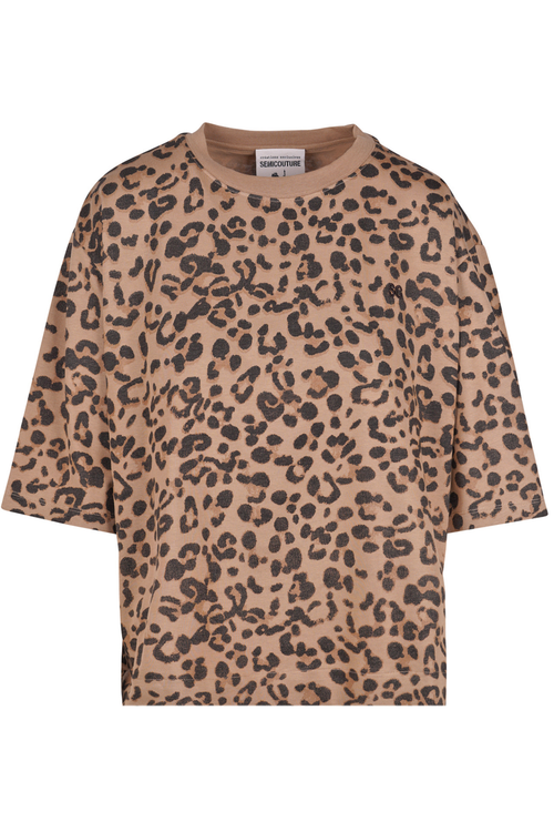 Semi-Couture Semi Couture - T-shirt - 470943 - Fantasia Beige da donna