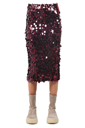 JUCCA Jucca - Gonna - 461663 - Bordeaux da donna
