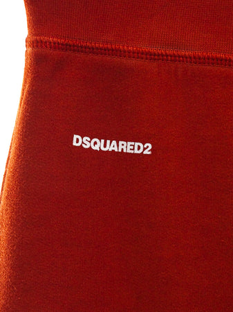 DSQUARED2 Pantalone Felpa Flared a Vita Alta Dsquared2 da donna