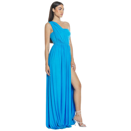 Relish vestito lungo turchese ACUBENS RCP2409006008 Vestiti Relish