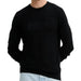 Guess pullover nero logo a sbalzo HARRISON M5YR02 Z3FB1 JBLK
