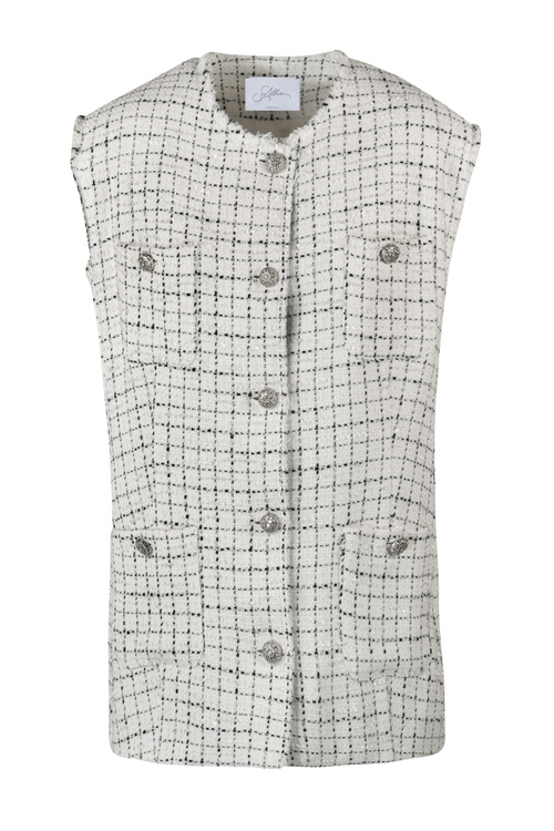 SO ALLURE So Allure - Gilet - 451642 - Bianco/Nero da donna