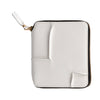 COMME DES GARCONS WALLET Reversed Hem portafoglio in pelle in bianco da donna