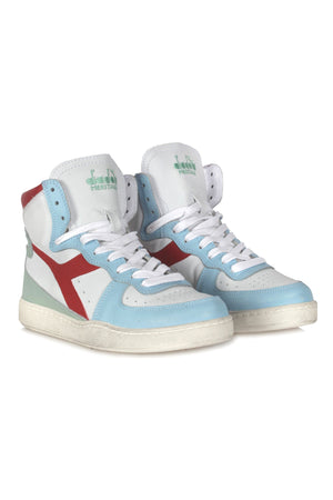 Diadora - Sneakers - 410934 - Bianco/Azzurro da donna