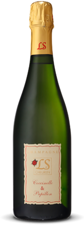 Champagne BRUT Cheurlin Bio 75cl Coccinelle & Papillon La quintessenza della natura 50% Pinot Nero - 50% Chardonnay