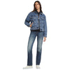 Guess Jeans giubbino jeans oversize trucker W4YN56D5CC3M3DW Giubbini Guess Jeans