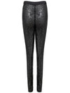 Tom Ford Pantaloni Neri in Paillettes Elasticizzati da donna