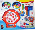 2in1-Colpisci-Talpa-Pesca-Pazza-8-Pesci-Gioco-Tavolo-Bambini-Effetti-Sonori-Gara
