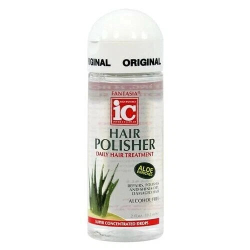 IC FANTASIA HAIR POLISHER DAILY HAIR TREATMENT SERUM 59.2ML( 2oz) ALOE PER CAPELLI