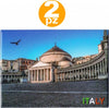 2pz Calamita Souvenir Piazza Plebiscito Napoli Monumenti Magnete Plastica Frigo Casa e cucina/Decorazioni per interni/Magneti Trade Shop italia - Napoli, Commerciovirtuoso.it