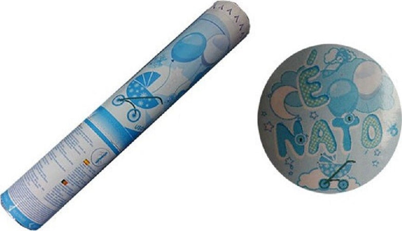 2pz Cannone Spara Coriandoli Nascita Bimbo Party È Nato Celesti 40cm Uso Interno Casa, arredamento e bricolage > Prodotti per Feste Trade Shop italia - Napoli, Commerciovirtuoso.it