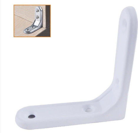 2pz Lastrina Ad Angolo 75x75mm Bianca Sostegno Staffa Angolare Viti Mobile 94781 Fai da te/Ferramenta/Chiodi viti ed elementi di fissaggio/Staffa Trade Shop italia - Napoli, Commerciovirtuoso.it