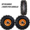 RUOTA RUOTE IN GOMMA UNIVERSALI 2X PER CARRELLO CON CUSCINETTO 4.10 / 3.50 Fai da te/Prodotti per la costruzione/Prodotti per il trasporto materiali/Rotelle industriali/Rotelle piatte Trade Shop italia - Napoli, Commerciovirtuoso.it
