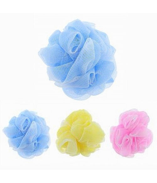 2pz Spugna Retina Per Doccia Spugnetta A Rete Pelle Corpo Bagno Colori Vari 10682