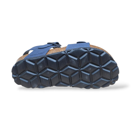 Sandalo Bio Sughero Bambini e Ragazzi Grunland Junior Luce Blu – Fibia Sottopiede Sughero EVA Unisex