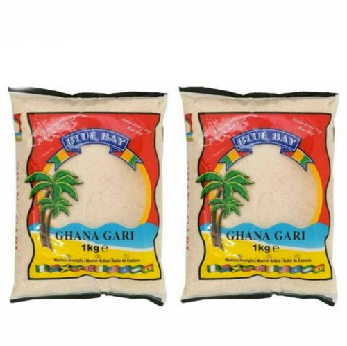 BLUE BAY GHANA GARI 1KG x2 FARINA MI MANIOCA GARI