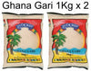 BLUE BAY GHANA GARI 1KG x2 FARINA MI MANIOCA GARI