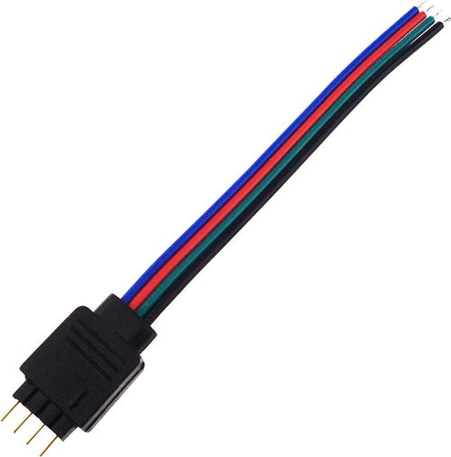 2X CONNETTORE MASCHIO MASCHIO PER RGB A 4 PIN PER CONTROLLER LED STRISCE STRIP  Trade Shop italia - Napoli, Commerciovirtuoso.it