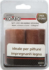 2x Per Rullo Spugna Marrone Da 6Cm, Superficie Microforata, Abrasione 2/2, Non Bombati. Fai da te/Pitture trattamenti per pareti e utensili/Strumenti e attrezzi per verniciatura/Applicazione colore/Rulli per verniciare Non solo alimenti - Albano Laziale, Commerciovirtuoso.it