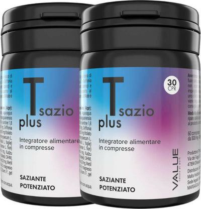 2x T-Sazio Integratore per Dimagrire Saziante Blocca Fame Perdita Peso Dieta Forte 2 Confezione Da 30 Compresse Salute e cura della persona/Alimentazione e nutrizione/Prodotti dimagranti e perdita di peso/Soppressori dell'appetito Beauty Fashion Store - Palermo, Commerciovirtuoso.it