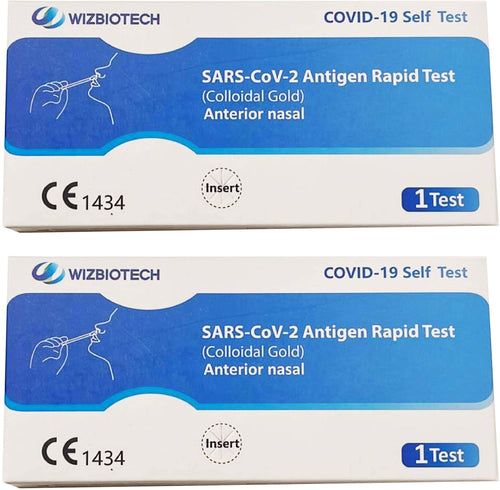 2x Tampone Rapido Covid-19 Test Antigenico Rapido Covid-19 Autodiagnosi Wiz Biotech € 5.90 Cad