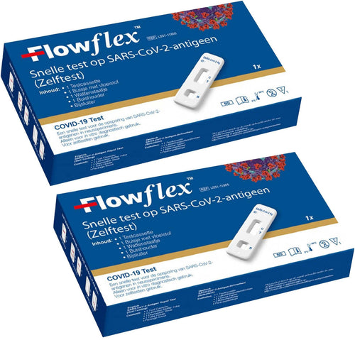 2x Tampone Rapido Nasale Covid-19 Test Antigenico Autodiagnosi Flow Flex rileva Delta e Omicron Acon Biotech € 7.90 cad.
