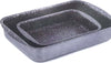 2x Teglie Da Forno Cuore Di Pietra Bavaria Ottingher Set Teglie Anti Aderenti Effetto Pietra Rinforzate in Titanio 2Pz. Art.030 Casa e cucina/Teglie da forno e accessori per pasticceria/Teglie e stampi/Set di teglie da forno L’Orchidea - Siderno, Commerciovirtuoso.it