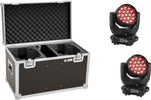 2x washlight con 19 intensi LED da 15 W (4in1) e zoom motorizzato incl. + Valigetta PRO Illuminazione/Lampadine/Fari da palco Zencoccostore - Formia, Commerciovirtuoso.it