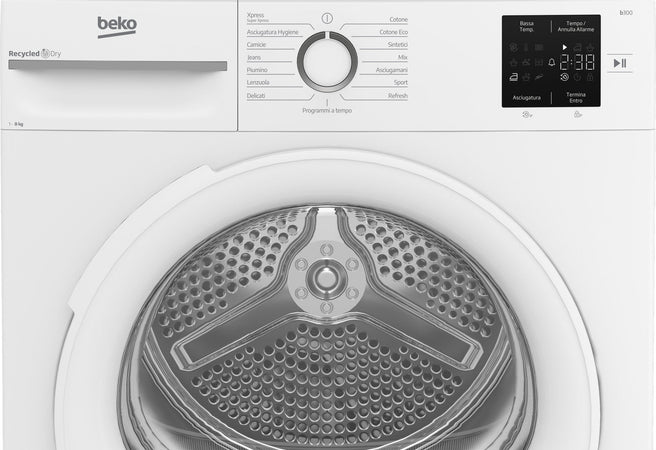 Beko BMTR38W Asciugatrice Libera Installazione 8kg Classe D Bianco