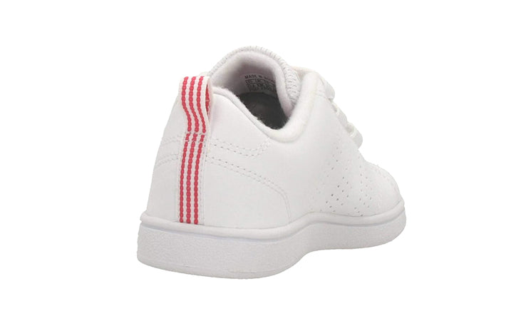 ADIDAS Tennis Bambina art. VS ADV CL CMF C (BB9978) in ecopelle White Pink
