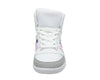 ADIDAS Basketball Ragazza art. VLNEO HOOPS MID W (F38384) in ecopelle White/Pink/Purple
