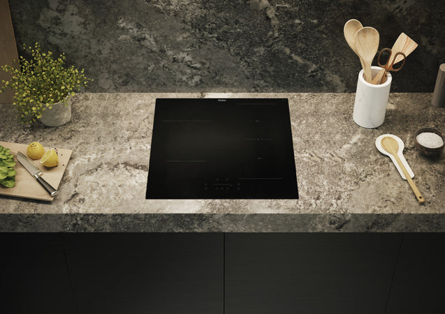 Haier HAI64SCM Piano Cottura Induzione 4 Fuochi Vetroceramica 59 cm Nero