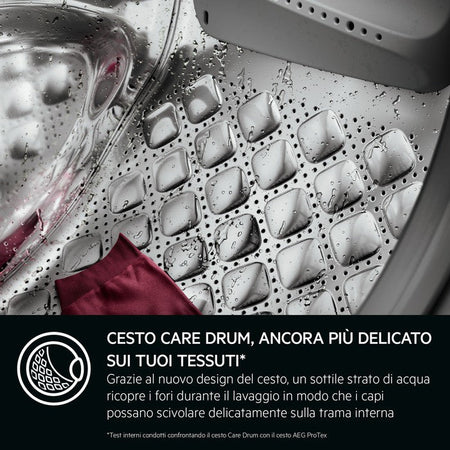 AEG LR7FD104V Lavatrice Carica Frontale 10 Kg 1400 Giri Bianca