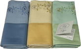 3 Asciugamani E 3 Ospiti Di 100% Lino Ricamato Con Bordo Di Raso In Cotone Art. Rose Broderie Casa e cucina/Tessili per la casa/Biancheria da bagno/Asciugamani/Set di asciugamani Biancheria Arredo Home - Nola, Commerciovirtuoso.it